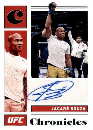 Ronaldo Souza 2021 Panini Chronicles UFC Chronicles Signatures #19 Gold