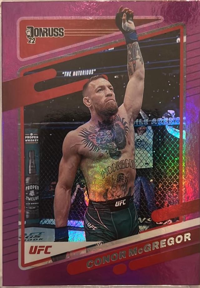 Conor McGregor 2022 Panini Donruss UFC Base #27 Pink