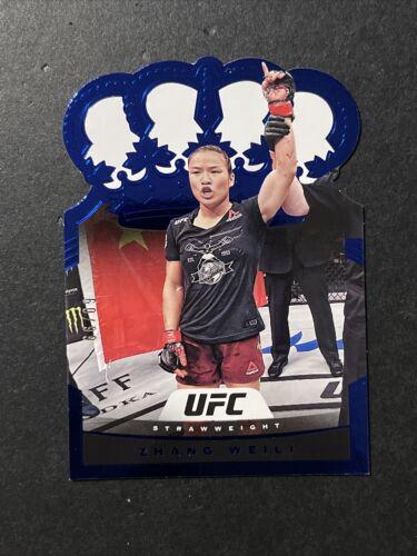 Zhang Weili 2021 Panini Chronicles UFC Base Crown Royale #11 Blue