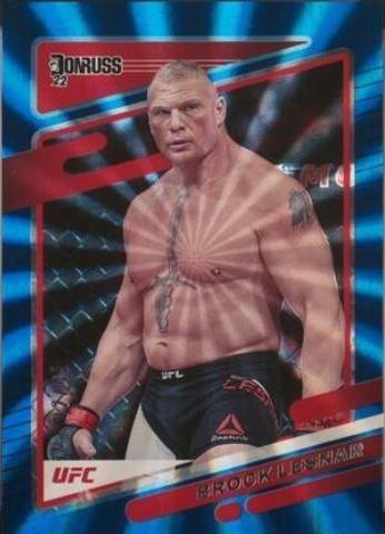 Brock Lesnar 2022 Panini Donruss UFC Base #160 Blue