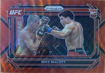 Mike Malott 2023 Panini Prizm UFC Base #19 Ruby Wave