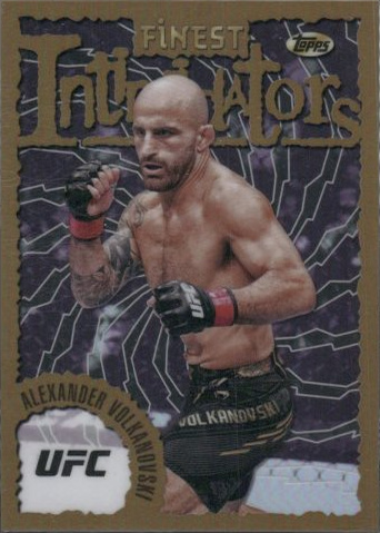 Alexander Volkanovski 2024 Topps Finest UFC Intimidators #INT-4 Superfractor