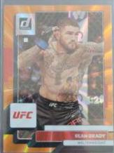 Sean Brady 2023 Panini Donruss UFC Base #49 Orange Laser