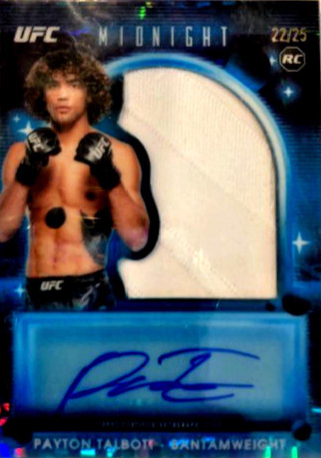 Payton Talbott 2025 Topps Midnight UFC Rookie Relic Autographs #RRA-PT Moonrise