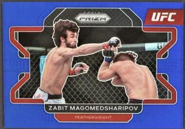 Zabit Magomedsharipov 2022 Panini Prizm UFC Base #82 Blue