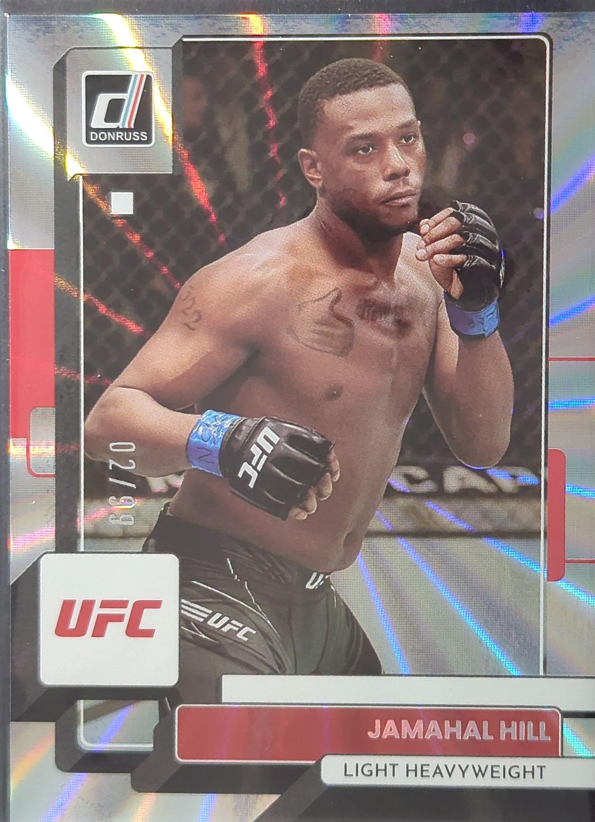 Jamahal Hill 2023 Panini Donruss UFC Base #152 Laser