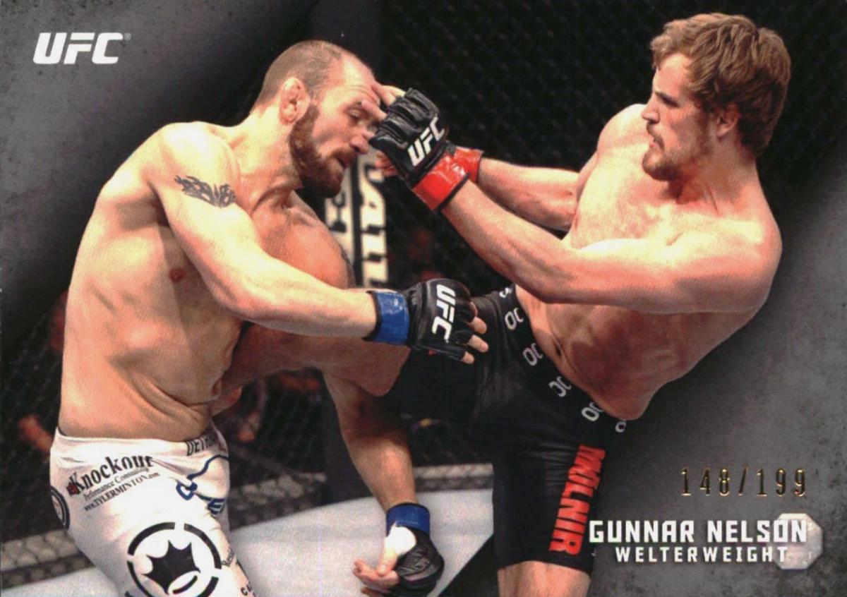 Gunnar Nelson 2015 Topps UFC Knockout Base #73 Silver
