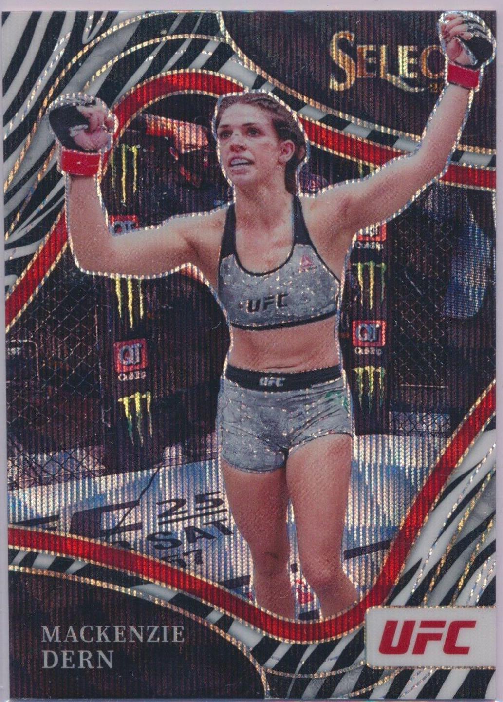 Mackenzie Dern 2022 Panini Select UFC Octagonside #263 Zebra