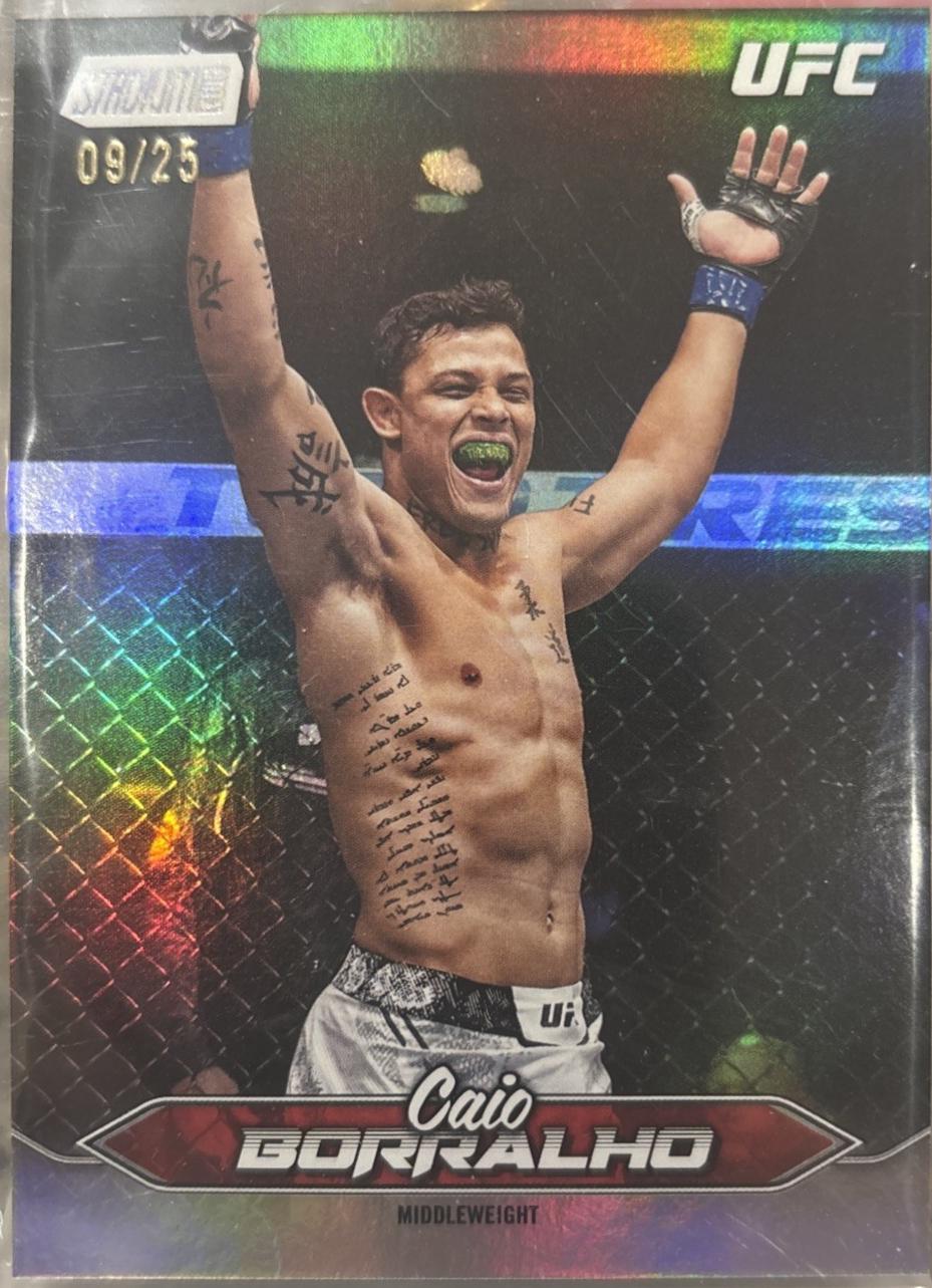 Caio Borralho 2025 Topps Stadium Club UFC Base #98 Rainbow
