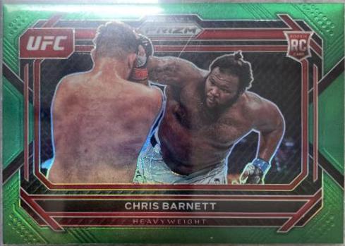 Chris Barnett 2023 Panini Prizm UFC Base #10 Green