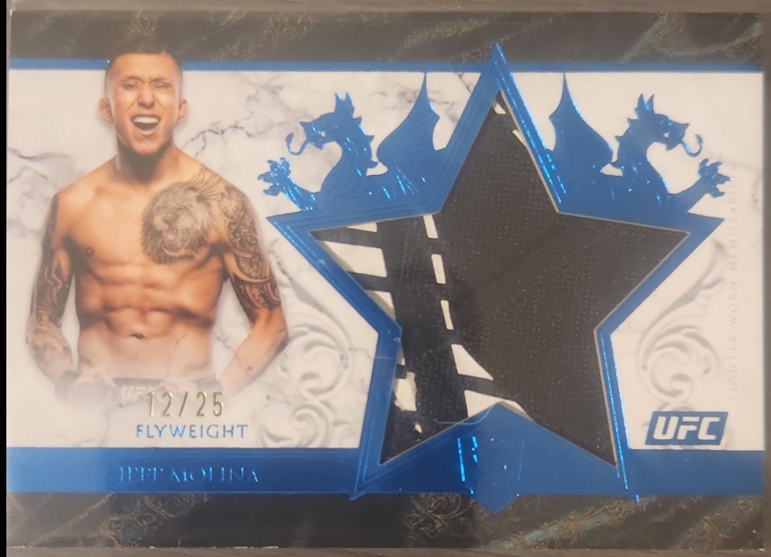 Jeff Molina 2025 Topps Royalty UFC Star Relics #SR-JM Blue