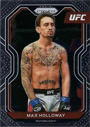 Max Holloway 2021 Panini Prizm UFC Base #77 Black