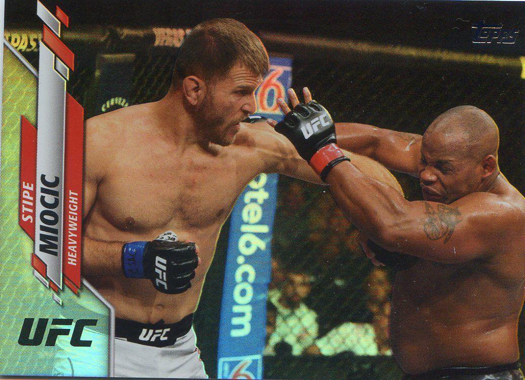 Stipe Miocic 2020 Topps UFC Base #71 Rainbow Foil