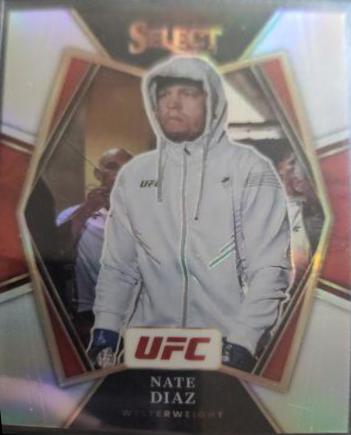Nate Diaz 2022 Panini Select UFC Premier Level #102 Silver