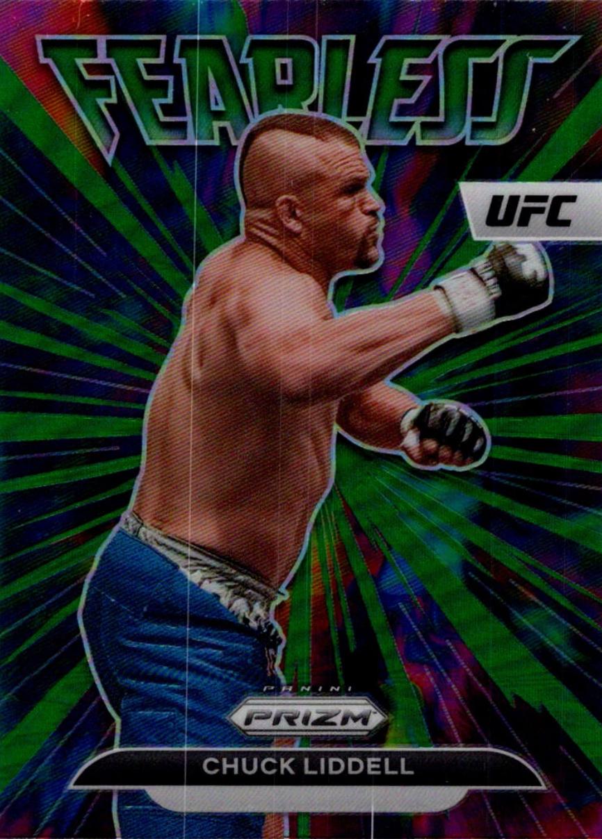 Chuck Liddell 2023 Panini Prizm UFC Fearless #4 Green