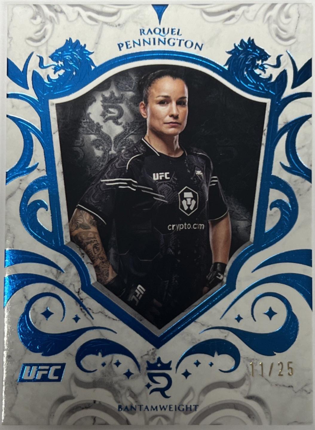 Raquel Pennington 2025 Topps Royalty UFC Base #70 Blue