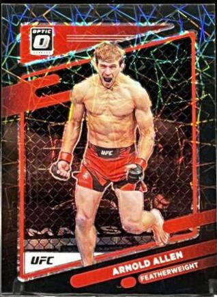 Arnold Allen 2022 Panini Donruss Optic UFC Base #53 Black Velocity
