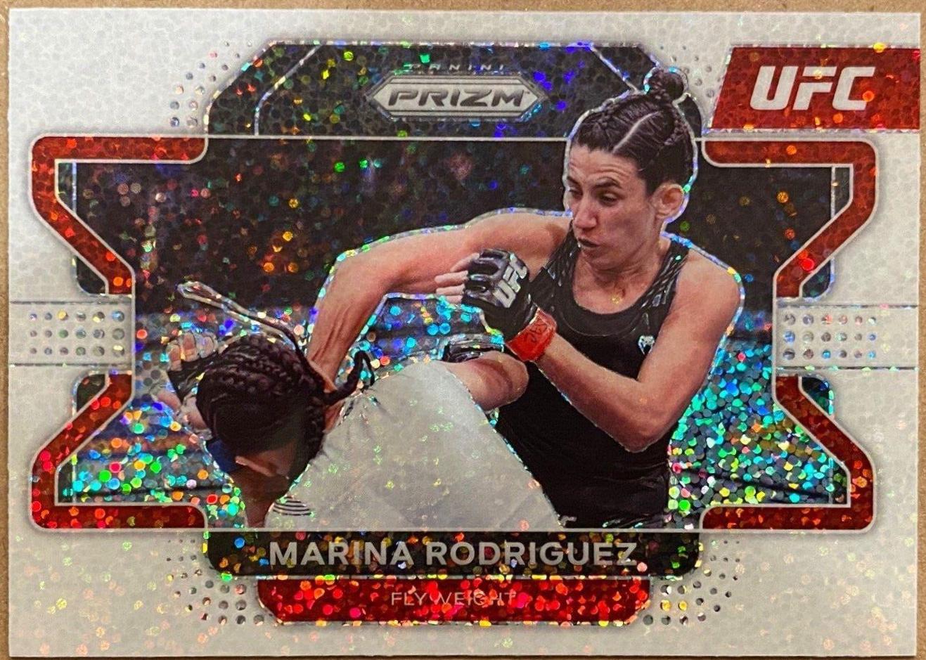 Marina Rodriguez 2022 Panini Prizm UFC Base #46 White Sparkle