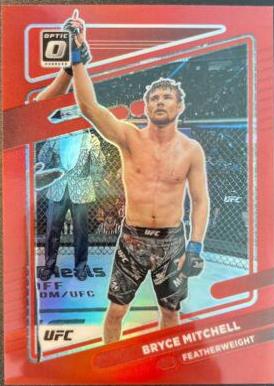 Bryce Mitchell 2022 Panini Donruss Optic UFC Base #39 Red