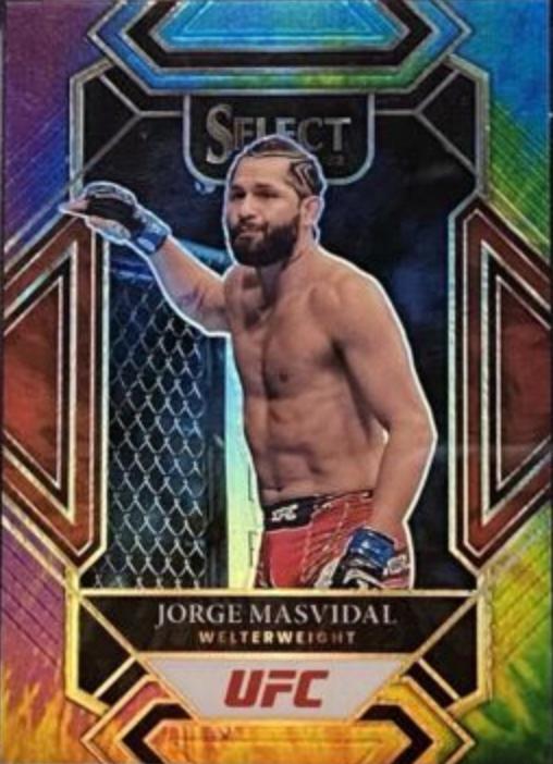 Jorge Masvidal 2022 Panini Select UFC Mezzanine #368 Tie Dye