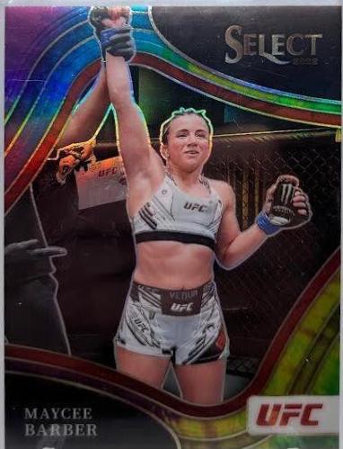 Maycee Barber 2022 Panini Select UFC Mezzanine #395 Tie Dye