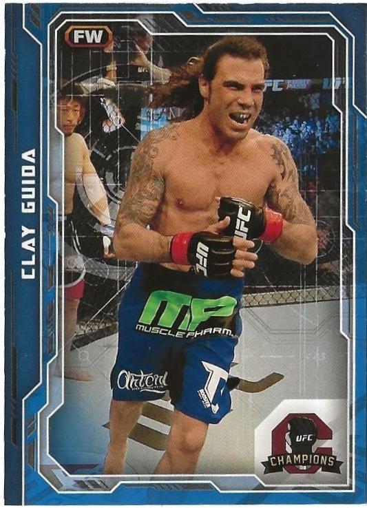 Clay Guida 2014 Topps UFC Champions Base #158 Blue