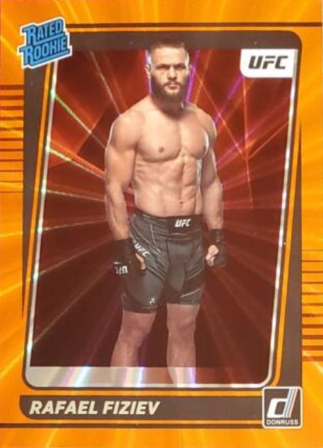 Rafael Fiziev 2022 Panini Donruss UFC Base #212 Orange