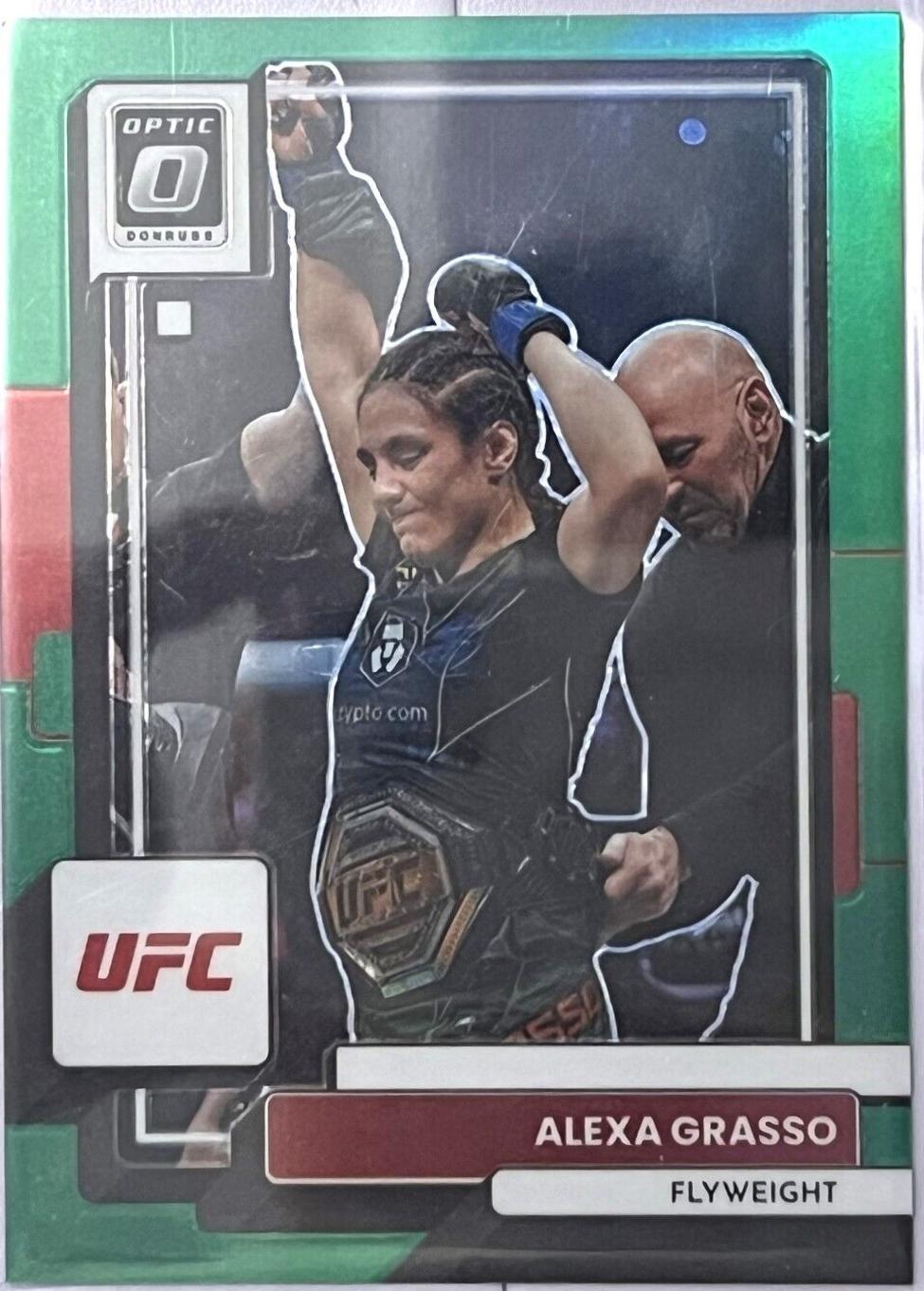 Alexa Grasso 2023 Panini Donruss Optic UFC Base #67 Green
