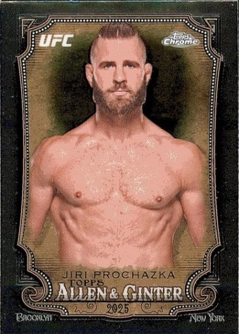 Jiri Prochazka 2025 Topps Chrome UFC Allen & Ginter #AAG-19 Orange