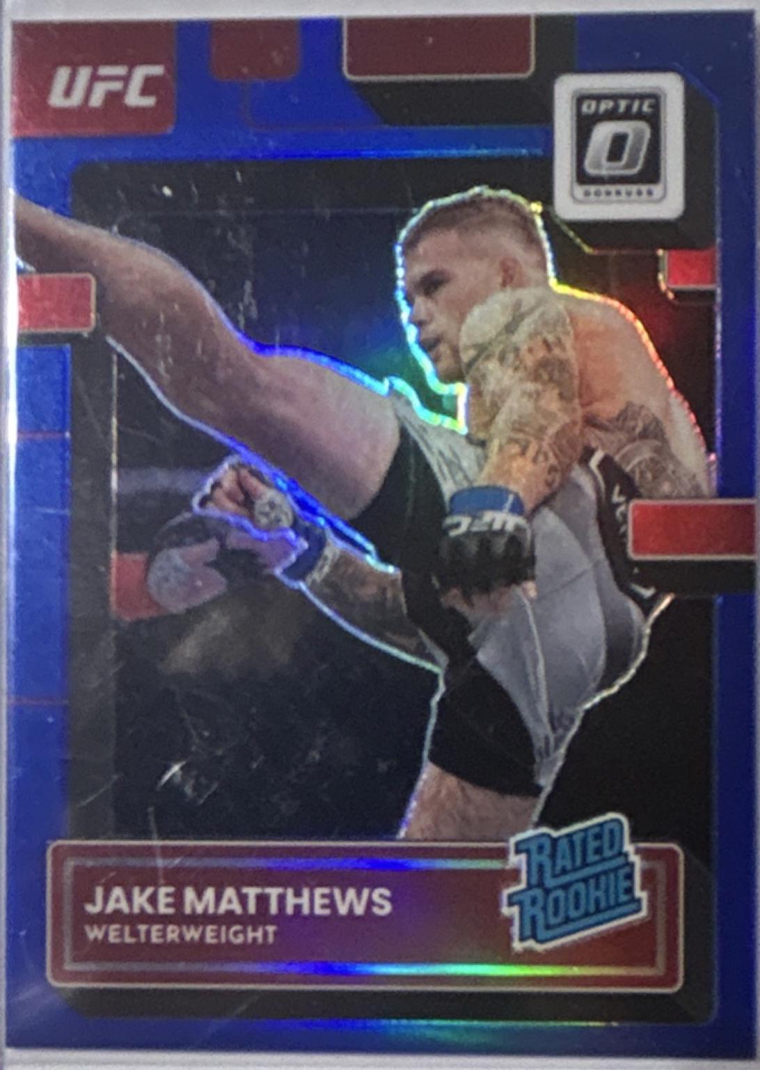 Jake Matthews 2023 Panini Donruss Optic UFC Base #116 Orange