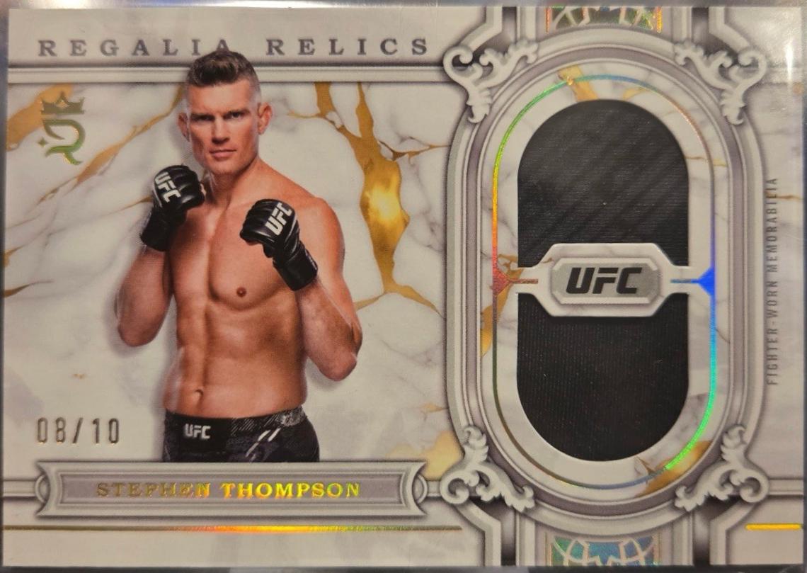 Stephen Thompson 2024 Topps Royalty UFC Regalia Relics #RAR-2 Gold
