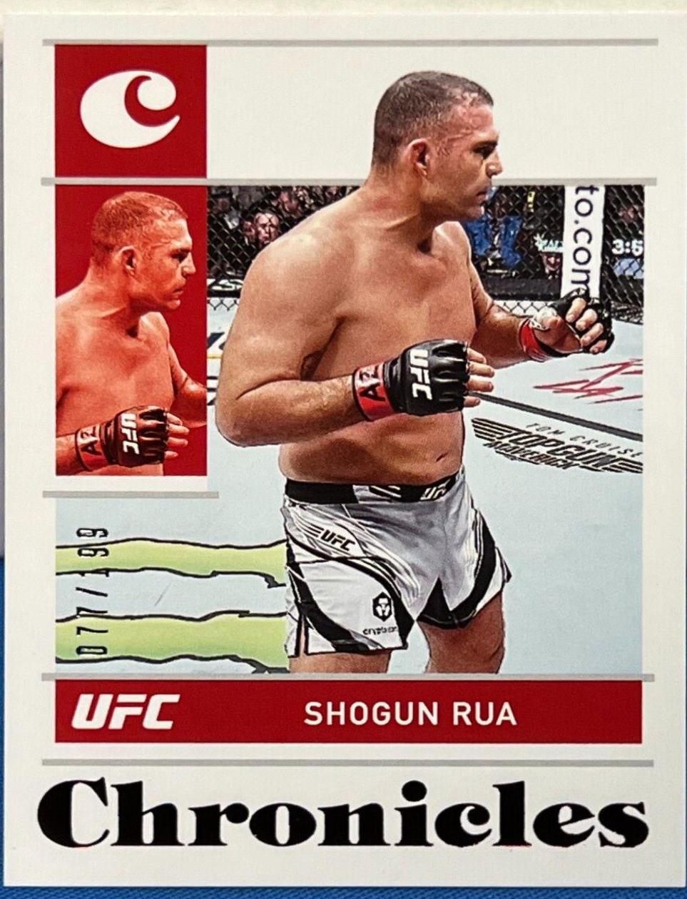 Mauricio Rua 2022 Panini Chronicles UFC Base Chronicles #54 Red