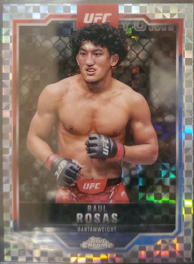 Raul Rosas 2025 Topps Chrome UFC Base #120 Geometric Refractor