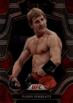 Paddy Pimblett 2023 Panini Select UFC Premier Level #109 Gold Flash