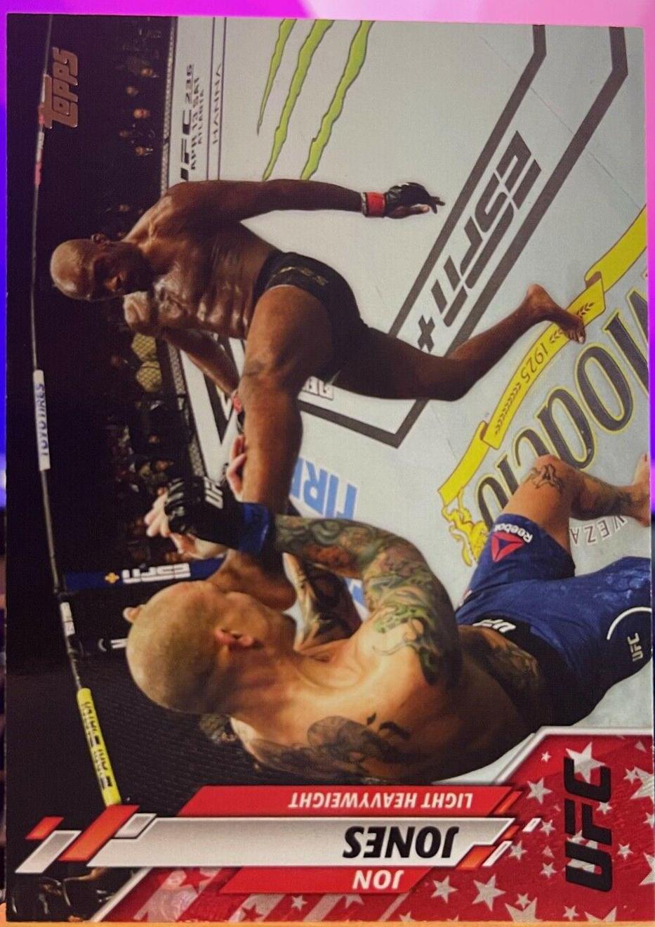 Jon Jones 2020 Topps UFC Base #64 Independence Day