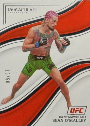 Sean O'Malley 2023 Panini Immaculate Collection UFC Base #45 Platinum