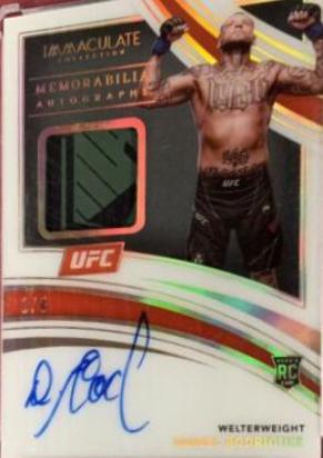 Daniel Rodriguez 2022 Panini Immaculate UFC Rookie Memorabilia Autographs #105 Acetate