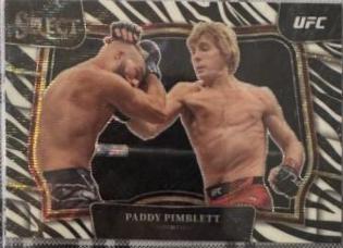 Paddy Pimblett 2023 Panini Select UFC Octagonside #225 Zebra
