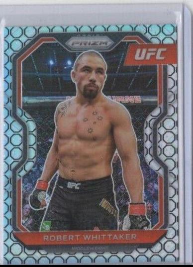 Robert Whittaker 2021 Panini Prizm UFC Base #11 Octagon