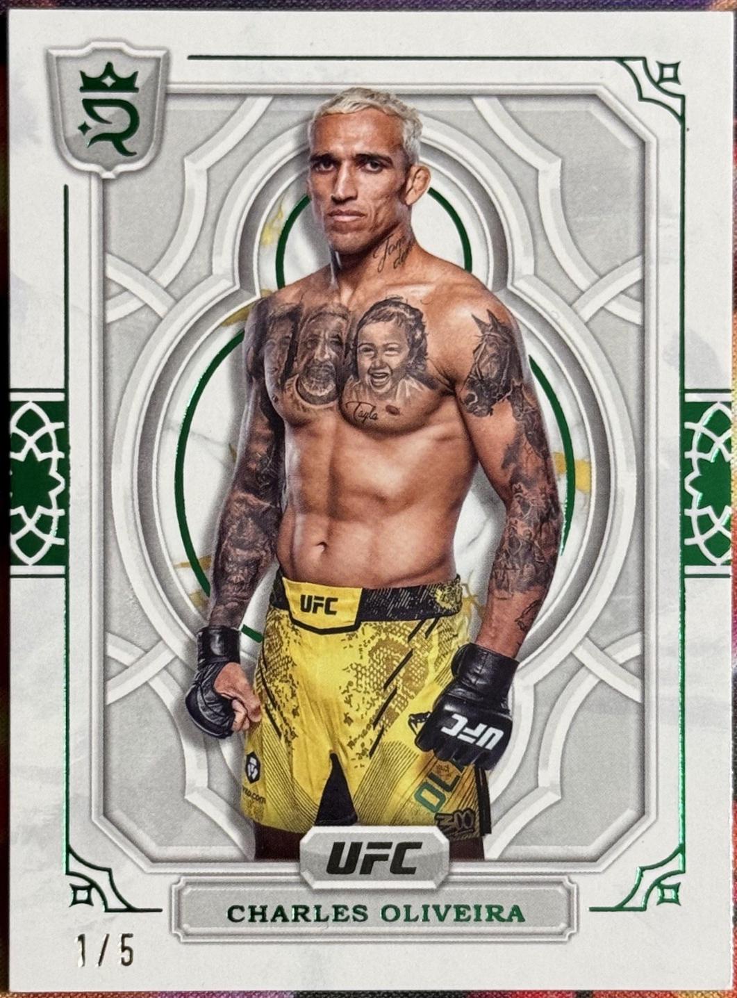Charles Oliveira 2024 Topps Royalty UFC Base #87 Green