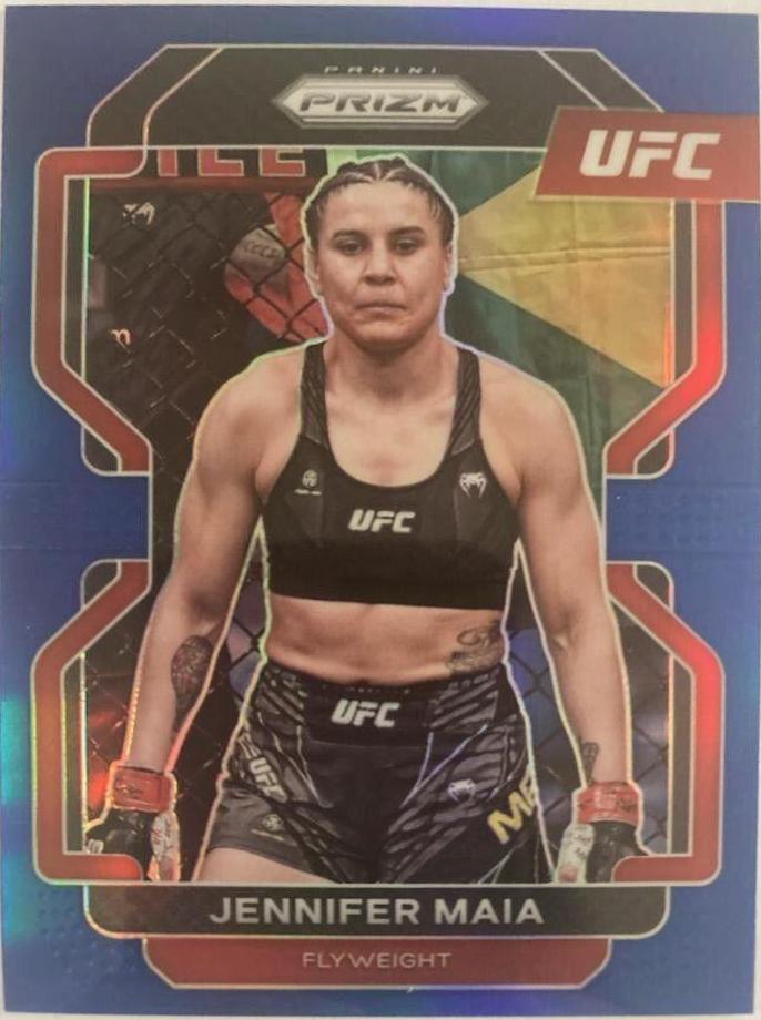 Jennifer Maia 2022 Panini Prizm UFC Base #165 Blue