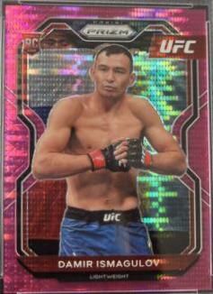 Damir Ismagulov 2021 Panini Prizm UFC Base #60 Pink Pulsar