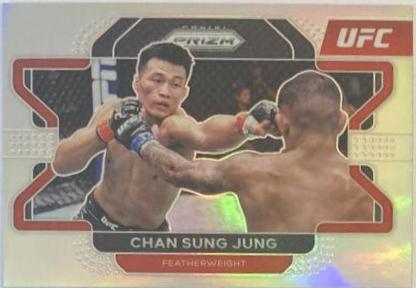 Chan Sung Jung 2022 Panini Prizm UFC Base #87 Silver