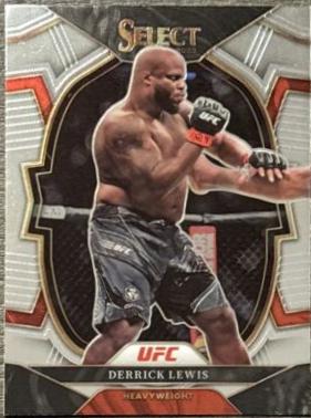 Derrick Lewis 2023 Panini Select UFC Concourse #72 Red Blue Base