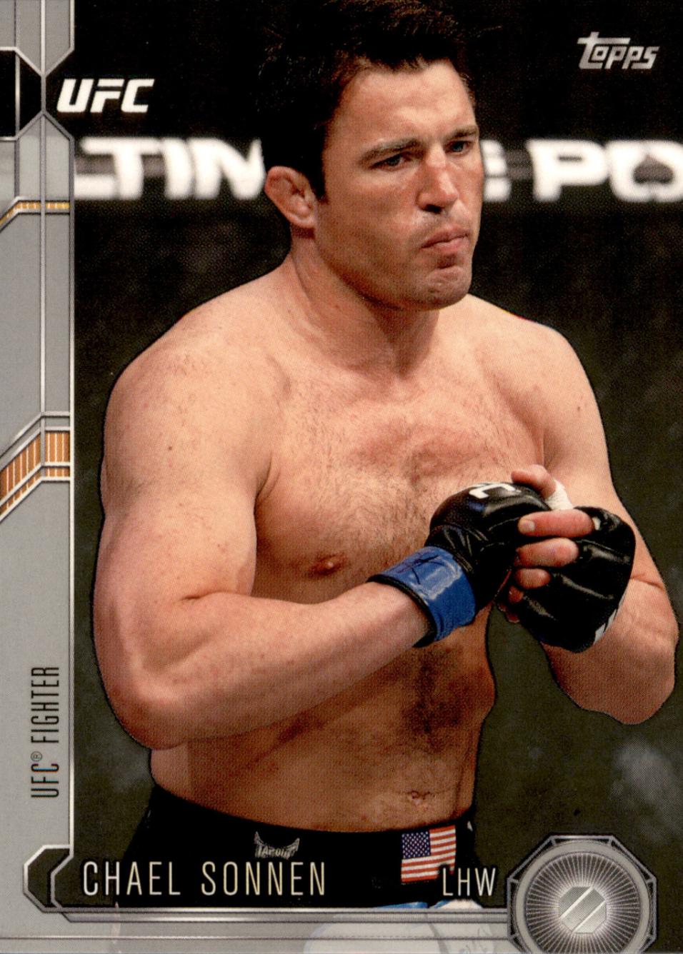 Chael Sonnen 2015 Topps UFC Chronicles Base #26 Silver