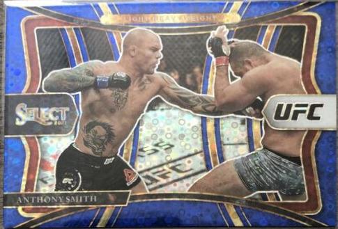 Anthony Smith 2021 Panini Select UFC Premier Level #154 Blue Disco