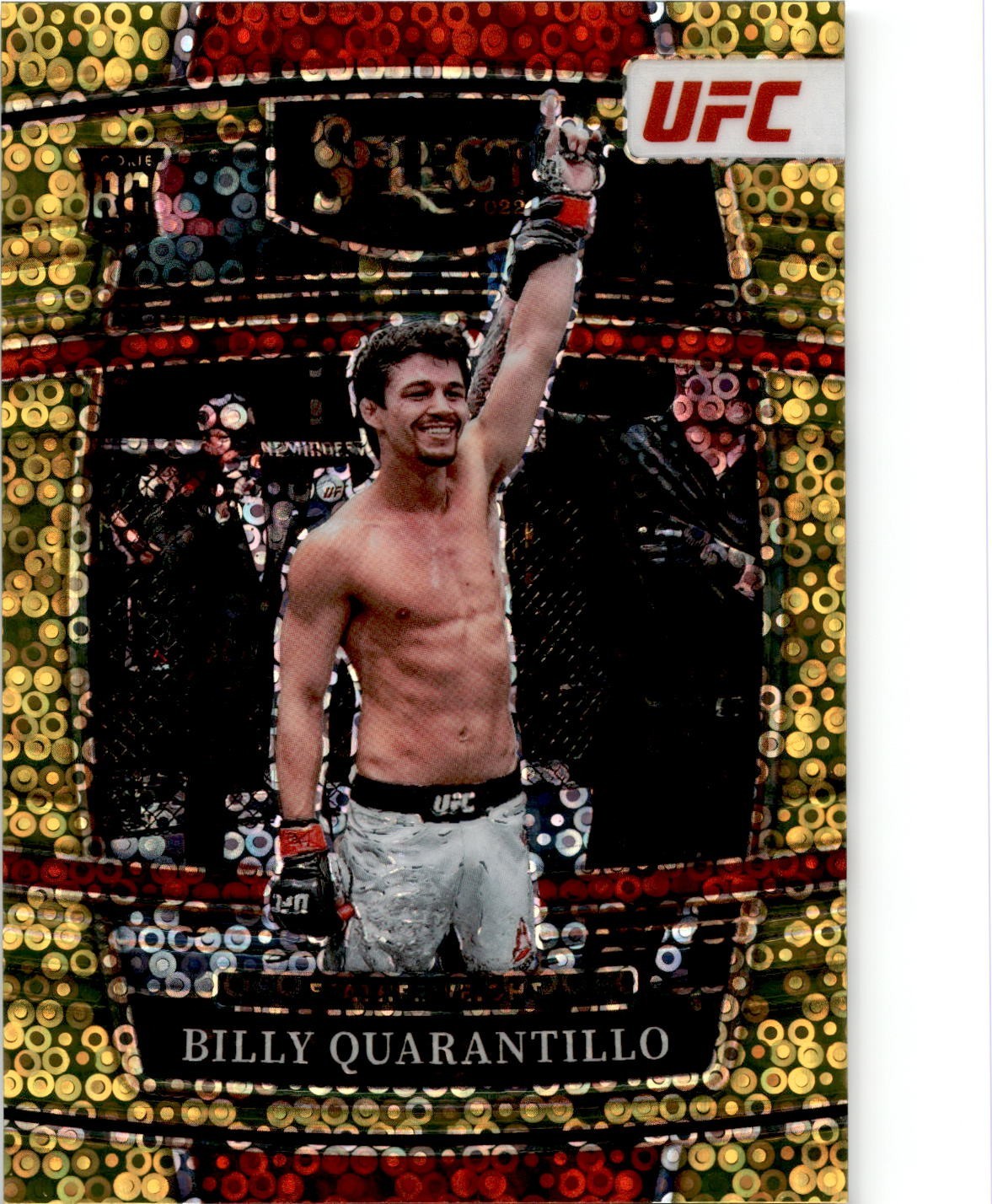 Billy Quarantillo 2022 Panini Select UFC Concourse #13 Gold Disco