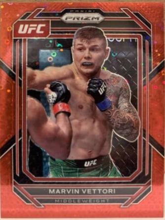 Marvin Vettori 2023 Panini Prizm Under Card UFC Base #132 Gold