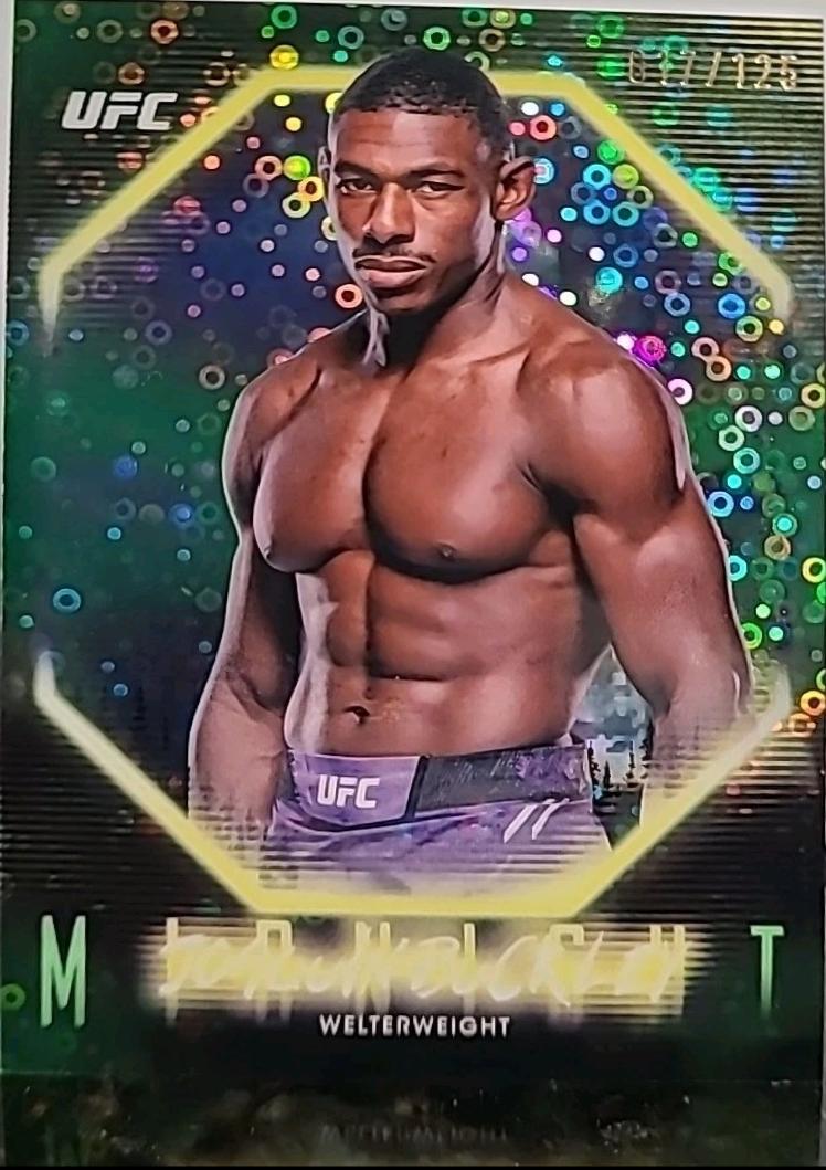 Joaquin Buckley 2025 Topps Midnight UFC Base #56 Morning
