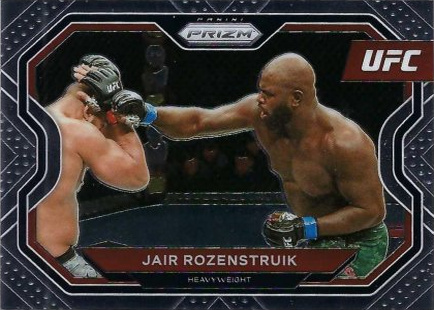 Jairzinho Rozenstruik 2021 Panini Prizm UFC Base #130 White Sparkle